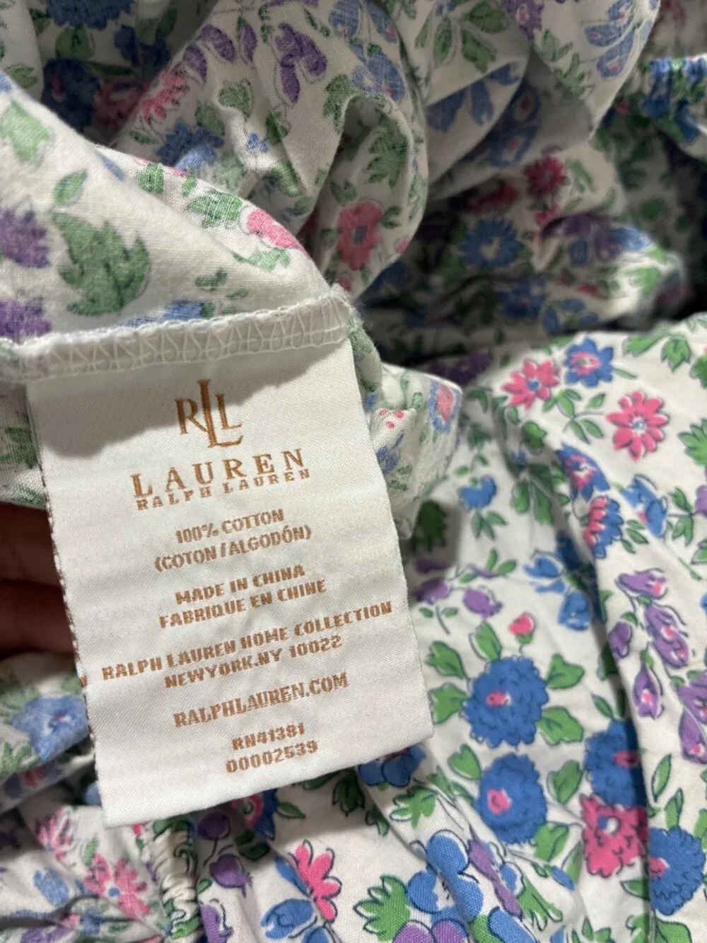 Ralph Lauren Home collection Cotton mattress covers twin floral girls bedding